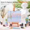 40 Pack Pastel Acrylic Paint Set, 30 Colors, 60ml/2oz Bottles, High Viscosity, Water-proof With 10 Paint Brushes for Painting &Crafting on Canvas, Rock, Ceramic, Fabric, Clay